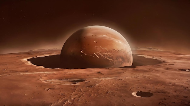 Photo mars dans l'espace