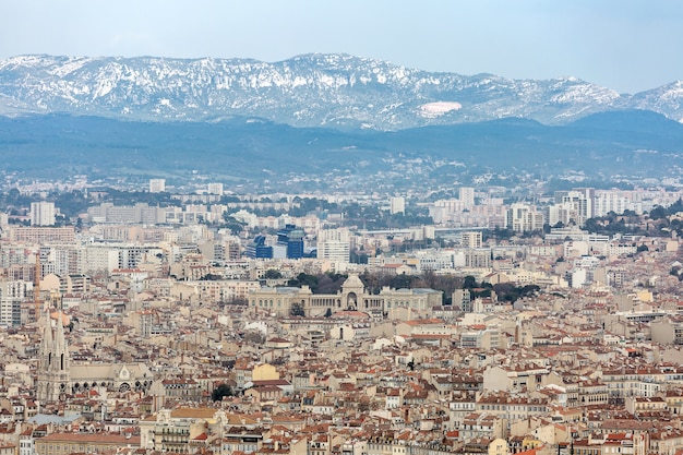 Marseille vue aérienne France