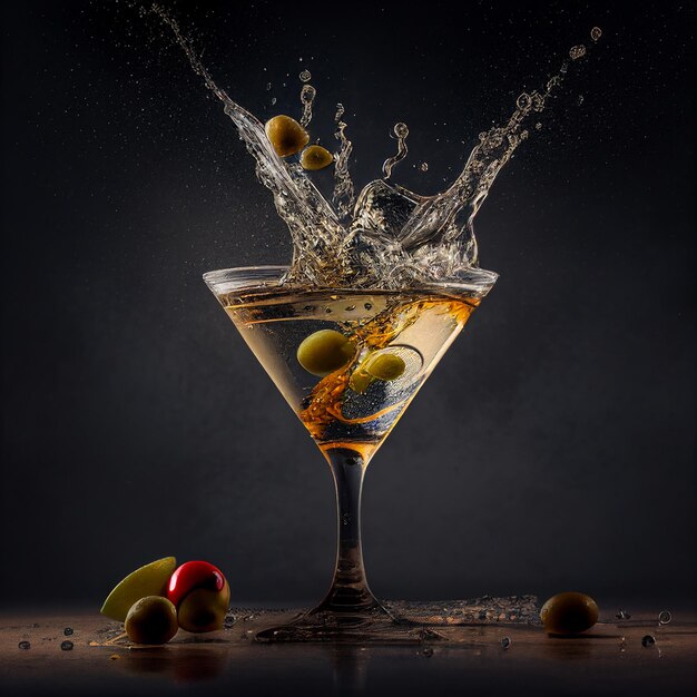 Martini sale aux olives