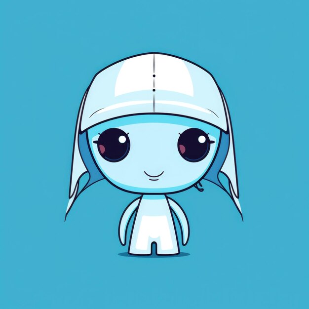 Mascotte de casquette chirurgicale pour un logo d'entreprise Generative AI