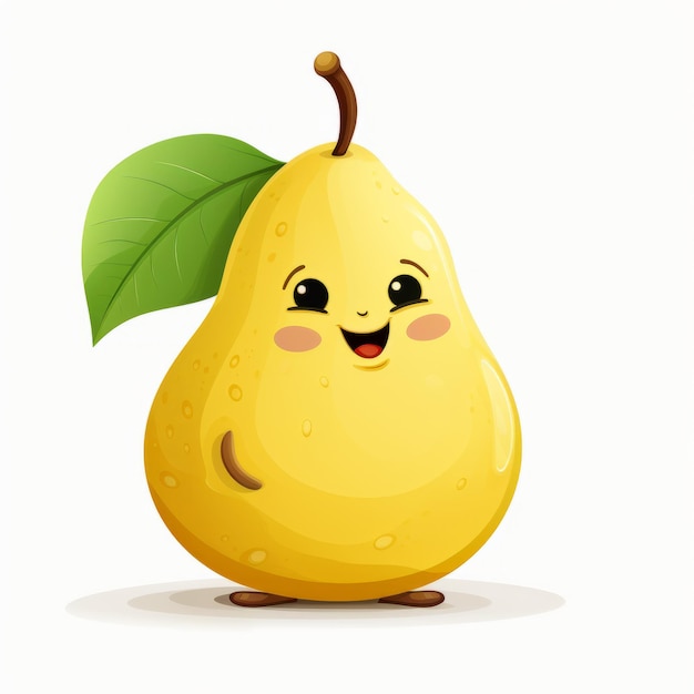 La mascotte de dessin animé Happy Pear