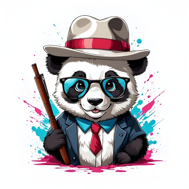 La mascotte du gangster panda est le logo de l'esport.