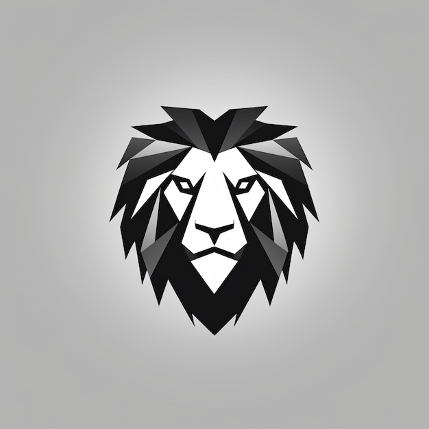 Photo une mascotte de logo de lion propre