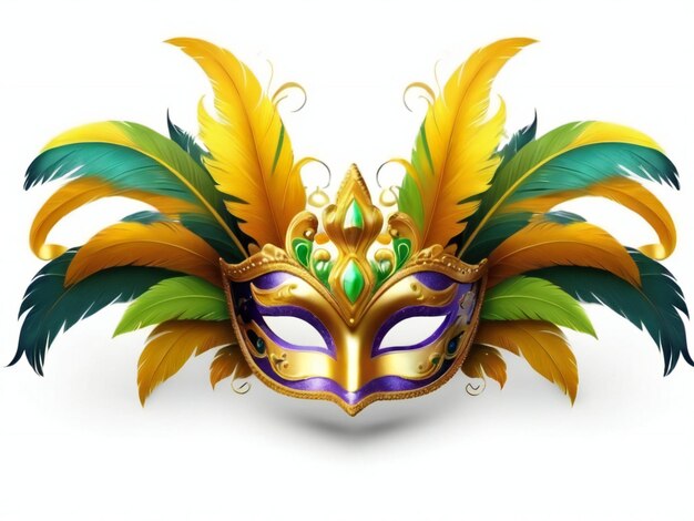 Photo masque de carnaval confetti fond de mardi gras meilleure qualité modèle d'image de papier peint hyper réaliste