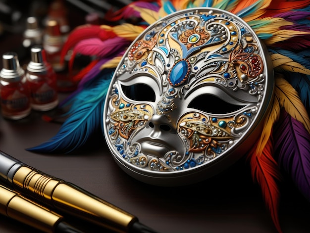 masque de carnaval HD 8K fond d'écran Stock Photographic Image