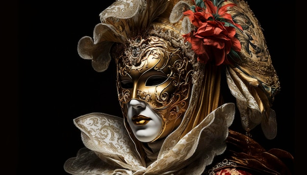 Masque et costume de fantaisie Vêtement de fantaisie AI générative