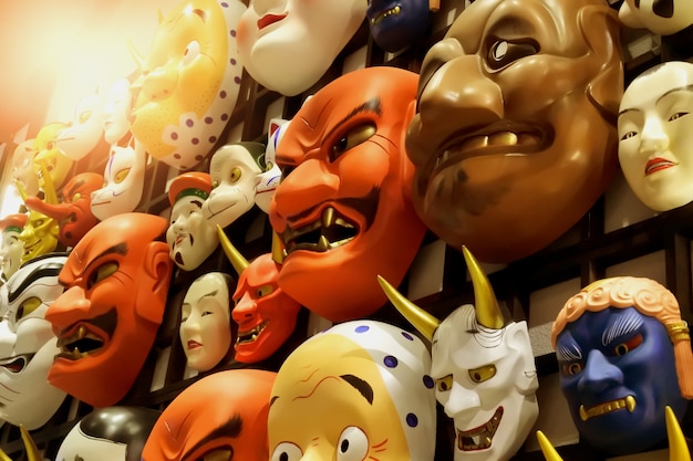 Le masque démon du Japon