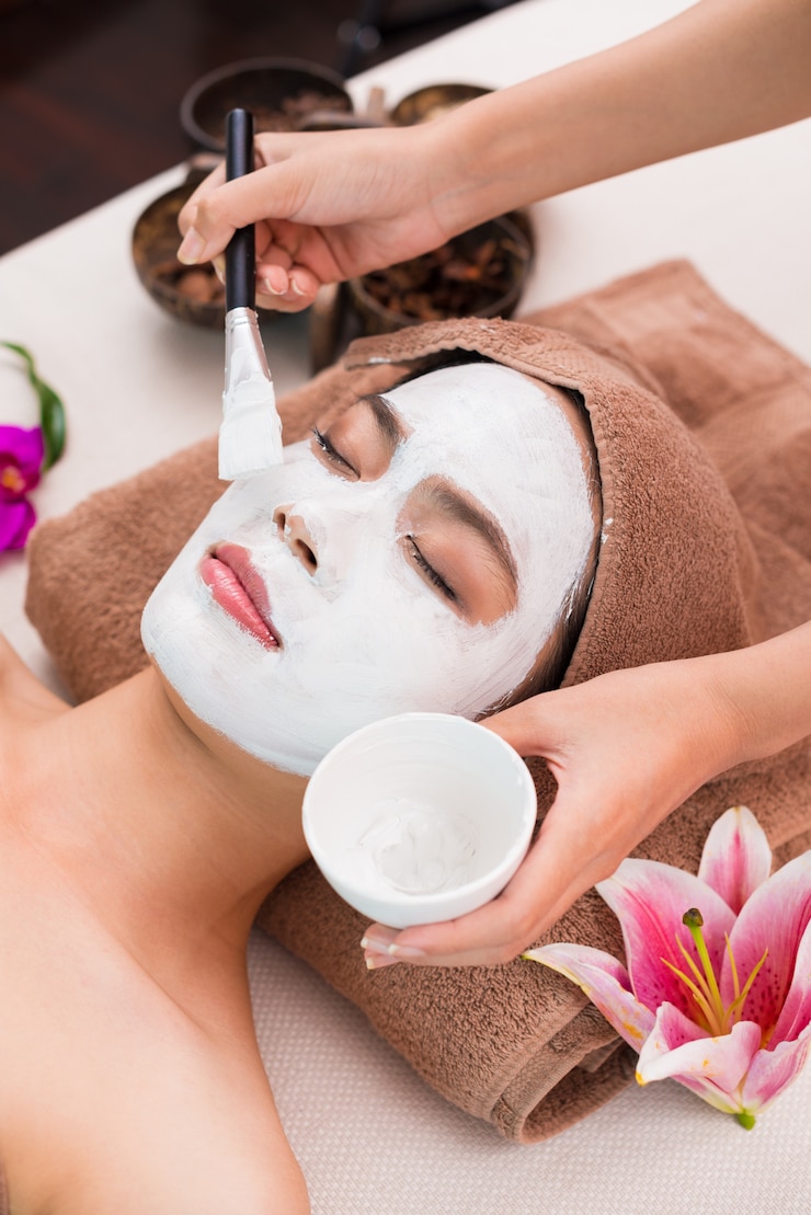Photo masque facial