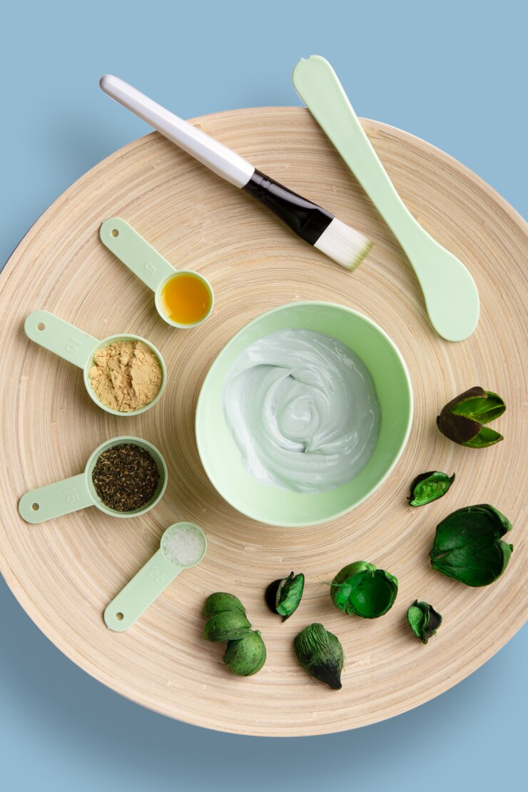 Photo masque fait maison pour le visage ou les cheveux