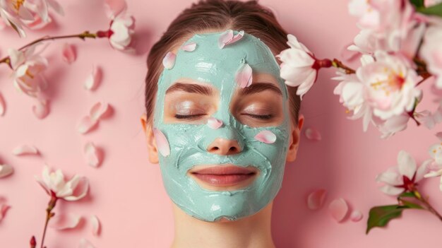 Masque à gel d'argile pour le raffinage des pores