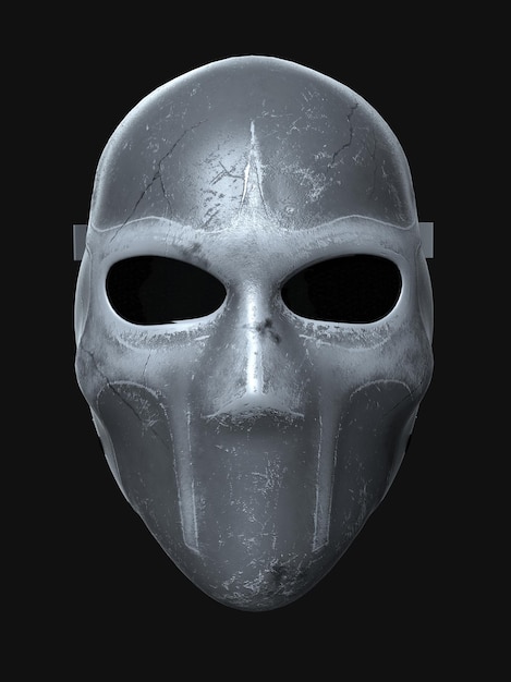 Masque protecteur pour le visage. illustration 3D