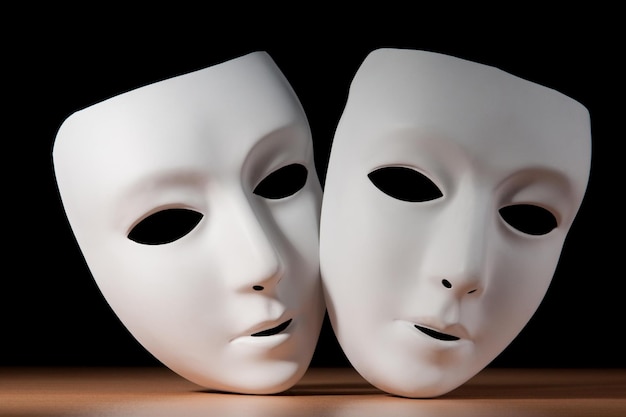 Masques avec concept de théâtre