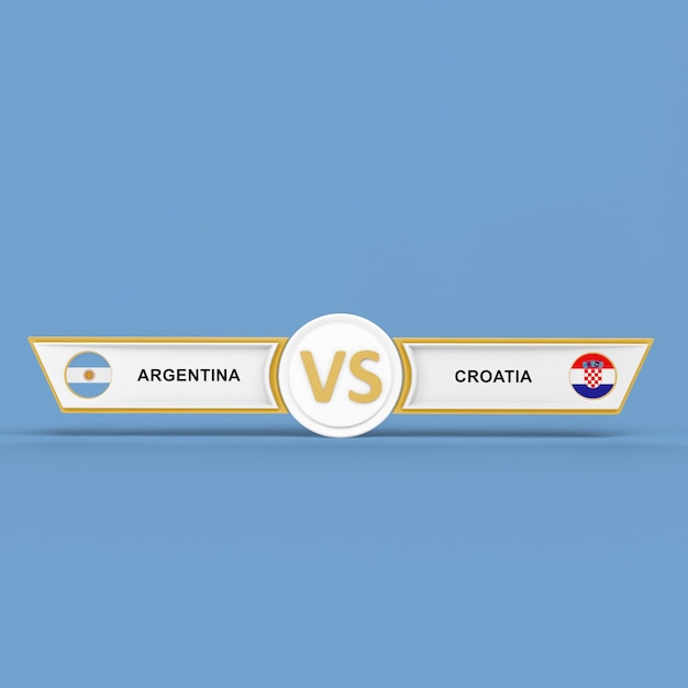 Match Argentine vs Croatie