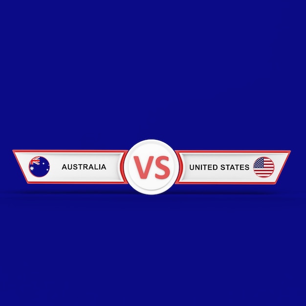 Photo match australie contre états-unis