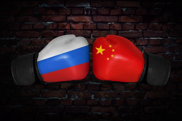 Un match de boxe entre les États-Unis et la Russie