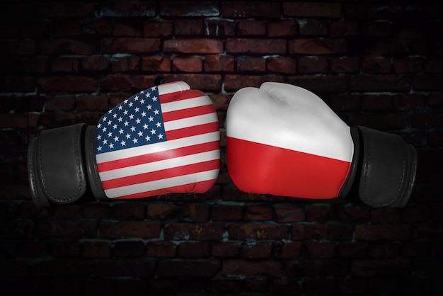 Un match de boxe entre les États-Unis et la Russie