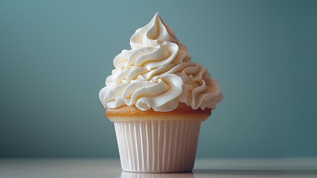 Photo matcha frappaccino empilé avec de la crème fouettée pour un début de journée sucré