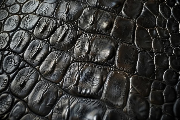 Matériau à texture de cuir de crocodile