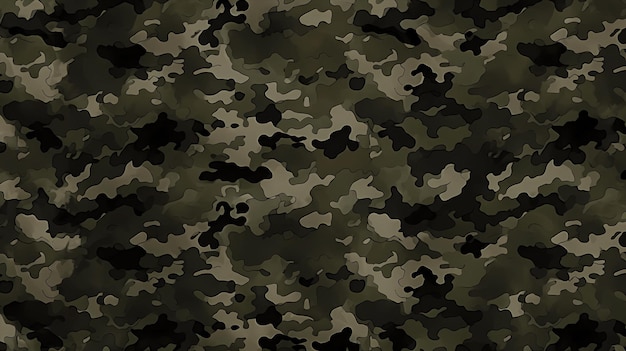Matériel de fond de motif de camouflage militaire peint à la main