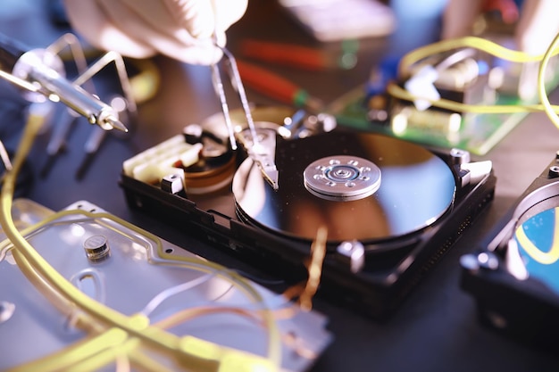 Matériel informatique Réparation de composants PC Disque dur pour restauration en atelier Winchester virus recovery