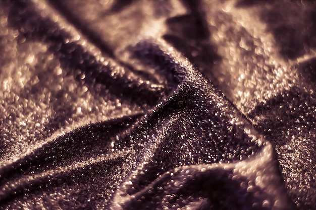 Photo matériel de tissu brillant de luxe de fond abstrait de paillettes scintillantes de vacances en cuivre pour la conception glamour et l'invitation festive