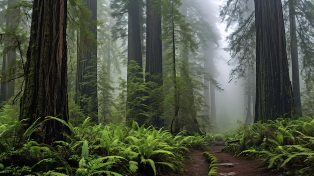 Le matin dans les bois