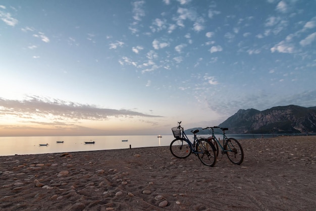 Matinée sur la plage du village de Cirali