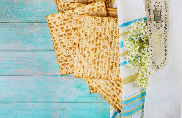 Matzoh fête juive de matza Pâque Haggadah