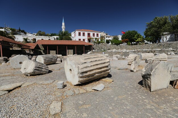 Mausolée d'Halicarnasse dans la ville de Bodrum Mugla Turquie