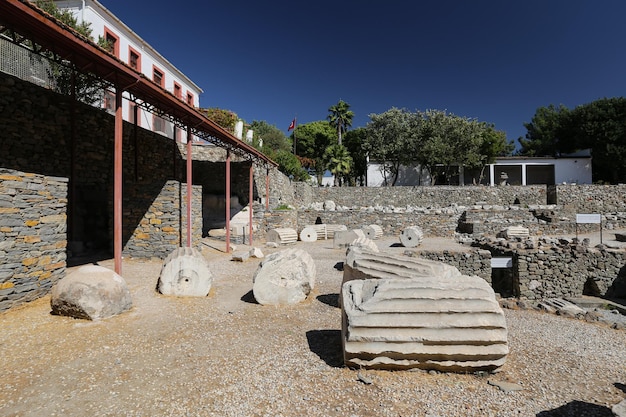 Mausolée d'Halicarnasse dans la ville de Bodrum Mugla Turquie