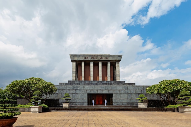 Mausolée de Ho Chi Minh - le premier président du Nord Vietnam .Hanoi.