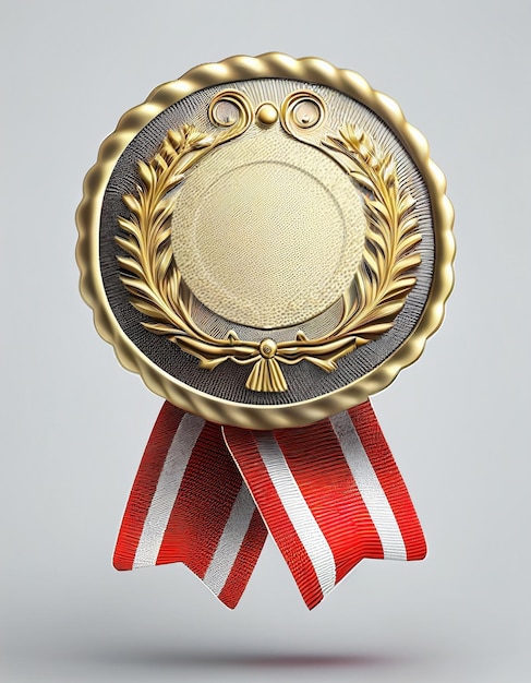 Photo médaille créée avec l'ia générative
