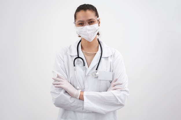 Photo médecin se prépare pour un examen médical de routine