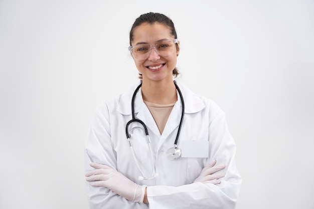 Photo médecin se prépare pour un examen médical de routine