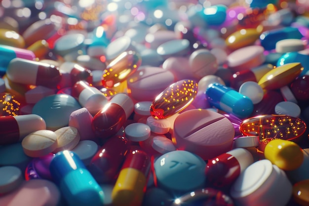 Les médicaments, les pilules, les capsules, les comprimés, la santé