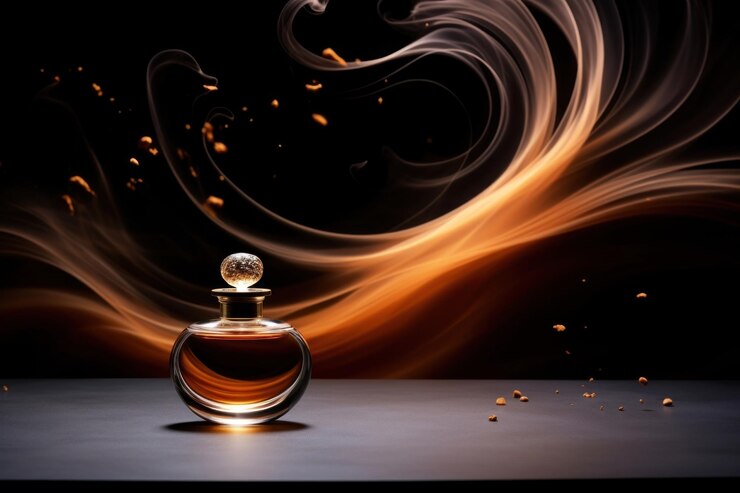 Photo des médicaments pour le tourbillon de la bouteille de parfum