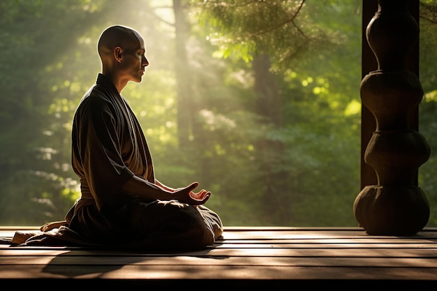 La méditation dans la sérénité de la sagesse orientale