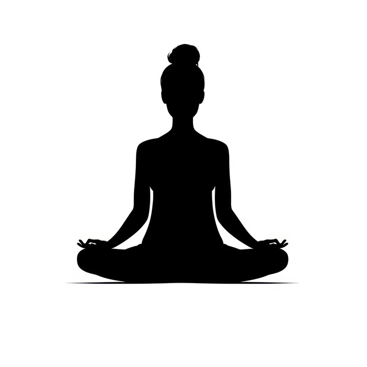 Photo méditation silhouette exercice forme physique