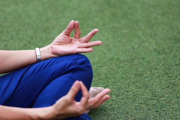 Méditation Avec Un Symbole Zen