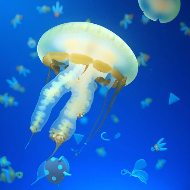 Des méduses dans les profondeurs de l'océan
