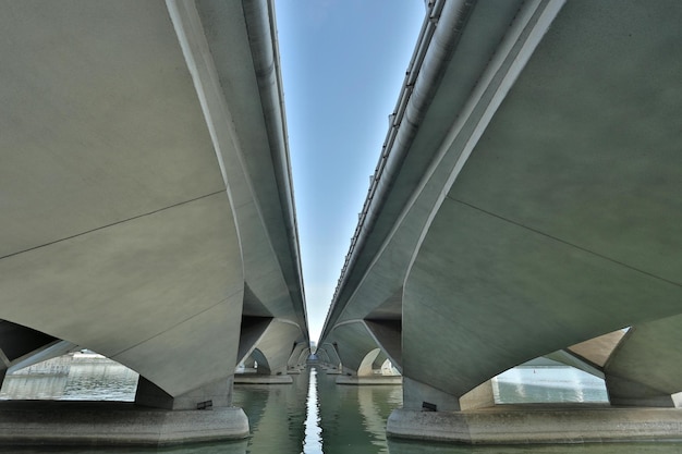 Méga pont de construction en Thaïlande