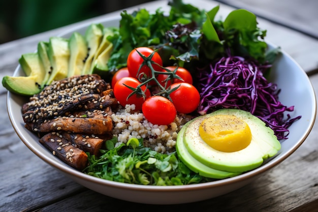 Meilleure recette de déjeuner sain Buddha Bowl