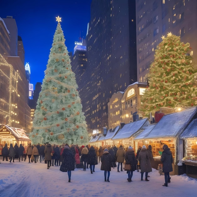 Les meilleurs marchés de Noël aux États-Unis New York