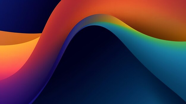 Mélange abstrait fond dégradé coloré pour la conception de la couverture Élément de conception abstraite Fond d'écran multicolore Fond bleu