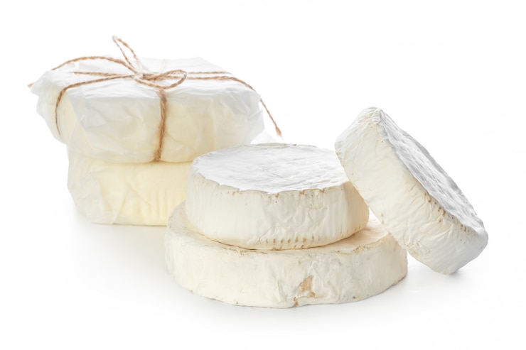 Photo mélanger du fromage isolé sur blanc