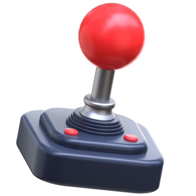 Mélangeur d'illustration 3D rendant les jeux et les appareils avec joystick