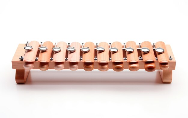 MelodyMaster XyloGroove Expérience musicale innovante de xylophone isolée sur un fond blanc