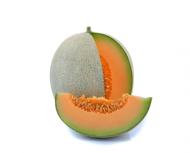 Melon sur blanc