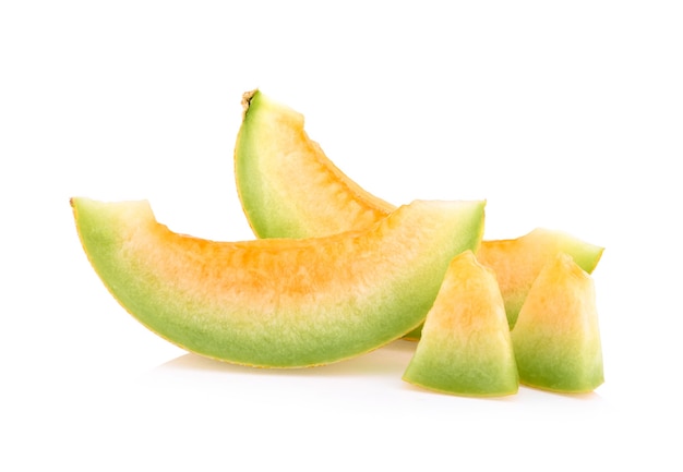 Melon cantaloup isolé