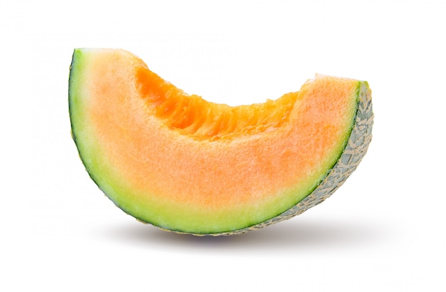 Melon cantaloup isolé